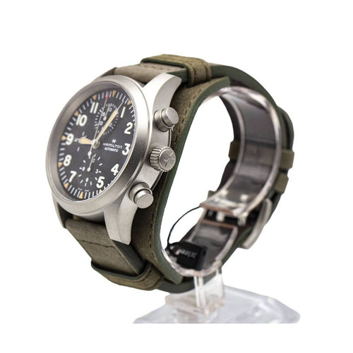 Montre Hamilton Khaki Field - Montre chronographe automatique en acier 44 mm 58 Facettes UKD363124SO
