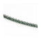 Bracelet Pulsera rivière - Bracelet en or blanc 18 kt et émeraudes 1,60 ct 58 Facettes UKD363126CG