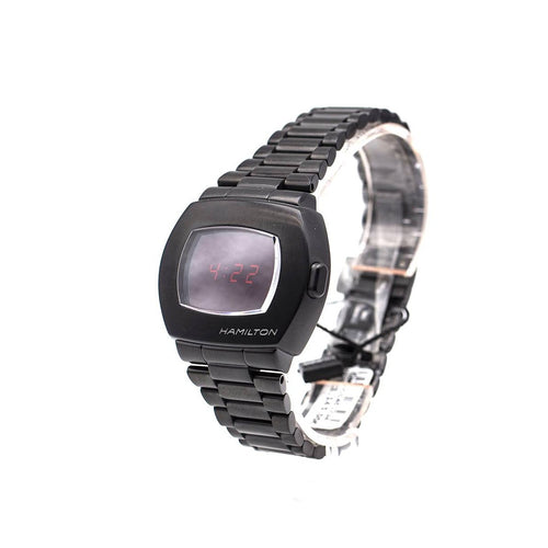 Montre Hamilton American Classic PSR - Montre digitale H524040 en acier noir 58 Facettes UKD363134SO