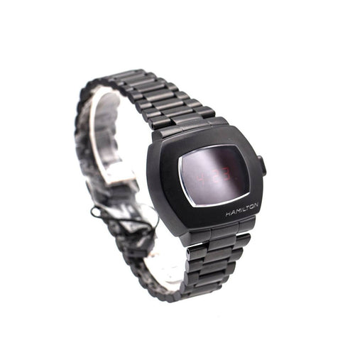 Montre Hamilton American Classic PSR - Montre digitale H524040 en acier noir 58 Facettes UKD363134SO