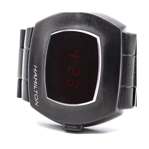 Montre Hamilton American Classic PSR - Montre digitale H524040 en acier noir 58 Facettes UKD363134SO