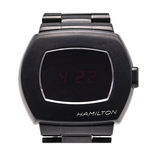 Montre Hamilton American Classic PSR - Montre digitale H524040 en acier noir 58 Facettes UKD363134SO