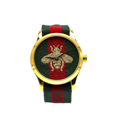 Montre Gucci Timeless - Montre YA126487A acier doré 38 mm 58 Facettes UKD363137SO