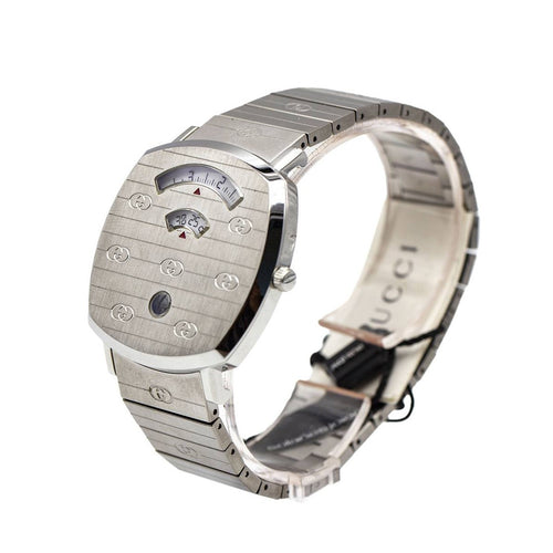 Montre Gucci Grip YA157410 157.3 - Montre homme en acier 58 Facettes UKD363147SO