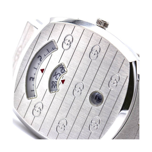 Montre Gucci Grip YA157410 157.3 - Montre homme en acier 58 Facettes UKD363147SO