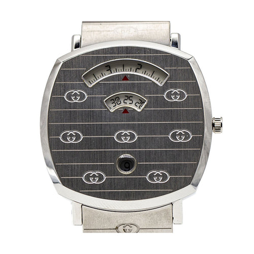 Montre Gucci Grip YA157410 157.3 - Montre homme en acier 58 Facettes UKD363147SO