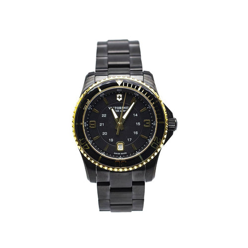 Montre Victorinox - Montre Maverick V241884 en acier noir 43 mm 58 Facettes UKD363151SO
