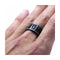 Bague GUCCI Icon - Bague homme en or blanc 18K et céramique noire 58 Facettes UKD363551SO