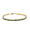 Pulsera rivière en or jaune 18 ct avec émeraudes 58 Facettes UKD363640