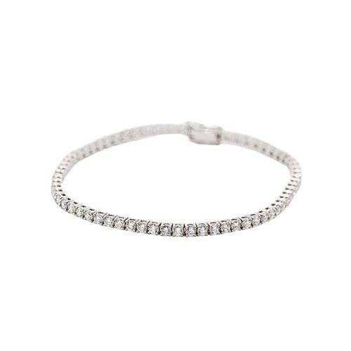 Bracelet Bracelet rivière - Or blanc 18K et diamants 3,70 ct 58 Facettes UKD363763CG