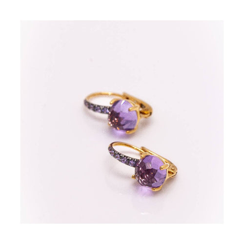 Boucles d'oreilles MIMI Milano Happy - Boucles d’oreilles en or rose 18 ct, saphirs et améthyste 58 Facettes UKD363774UZ