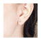 Boucles d'oreilles Boucles d’oreilles puces - Acier et diamants taille brillant 0,10 ct 58 Facettes UKD363870SO