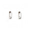 Boucles d'oreilles DETAIL - Boucles d’oreilles en acier 316L avec diamants 0,05 ct 58 Facettes UKD363874SO