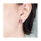 Boucles d'oreilles DETAIL - Boucles d’oreilles en acier 316L avec diamants 0,05 ct 58 Facettes UKD363874SO