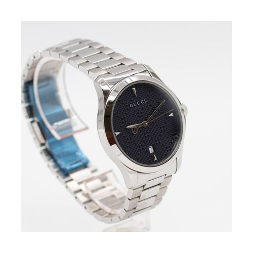 Montre Gucci G-Timeless YA1264025 - Montre en acier, cadran bleu 58 Facettes UKD363881FJ