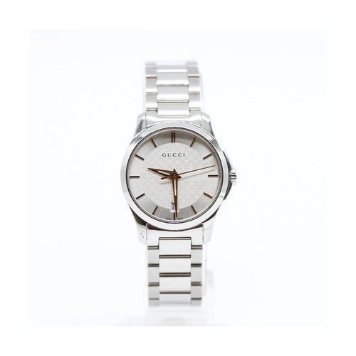 Montre Gucci G-Timeless YA126523 - Montre femme en acier 58 Facettes UKD363885FJ