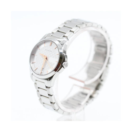 Montre Gucci G-Timeless YA126523 - Montre femme en acier 58 Facettes UKD363885FJ