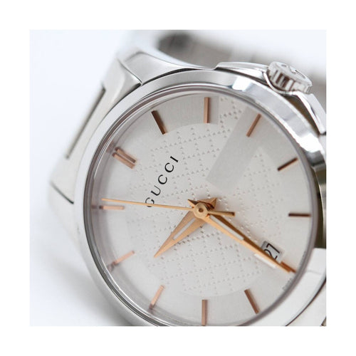 Montre Gucci G-Timeless YA126523 - Montre femme en acier 58 Facettes UKD363885FJ