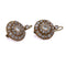 Boucles d'oreilles Boucles d’oreilles - Motif circulaire en or jaune 18 kt et diamants 58 Facettes OR207 '(00069)