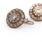 Boucles d'oreilles Boucles d’oreilles - Motif circulaire en or jaune 18 kt et diamants 58 Facettes OR207 '(00069)