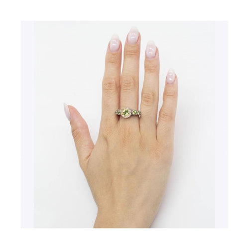 Bague Quinteto - Bague en or jaune 18K, argent et diamants 58 Facettes UKD363898SO