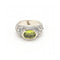 Bague Bague - Or jaune 18K et argent 925 avec péridot 58 Facettes UKD363899SO