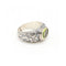 Bague Bague - Or jaune 18K et argent 925 avec péridot 58 Facettes UKD363899SO