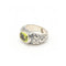 Bague Bague - Or jaune 18K et argent 925 avec péridot 58 Facettes UKD363899SO