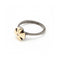 Bague Bague - Or jaune 18K, argent 925 et diamant taille brillant 58 Facettes UKD363900SO