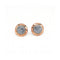 Boucles d'oreilles AZURE - Boucles d’oreilles en or rose 18K, argent et topazes 58 Facettes UKD363913SO