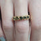 Bague 53 Bague - Tourmalines vertes en or jaune 18 carats 58 Facettes S287