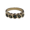 Bague 53 Bague - Tourmalines vertes en or jaune 18 carats 58 Facettes S287