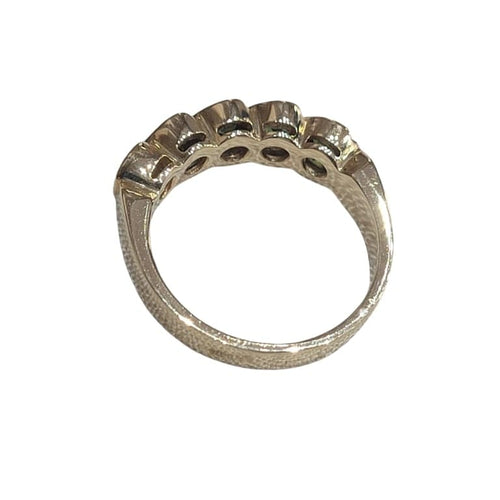 Bague 53 Bague - Tourmalines vertes en or jaune 18 carats 58 Facettes S287