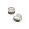 Boucles d'oreilles NOIR - Boucles d’oreilles en acier, diamants et céramique 58 Facettes UKD363921SO