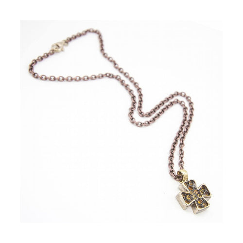 Collier Collier solitaire - Pendentif en acier avec diamant 0,25 ct 58 Facettes UKD363927SO