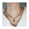 Collier Collier solitaire - Pendentif en acier avec diamant 0,25 ct 58 Facettes UKD363927SO