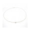 Collier Collier - Solitaire diamant 0,12 ct sur acier tressé 58 Facettes UKD363928SO