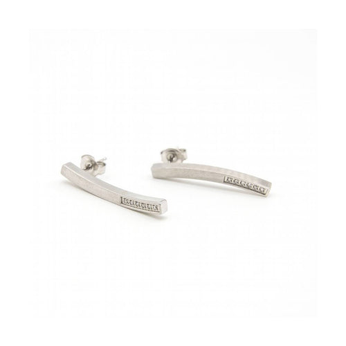 Boucles d'oreilles STILO - Boucles d’oreilles en acier 316L et diamants 58 Facettes UKD364018SO