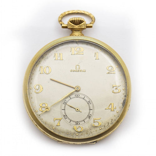 Montre Omega - Montre de poche savonette en or jaune 18K 58 Facettes UKD364087JC