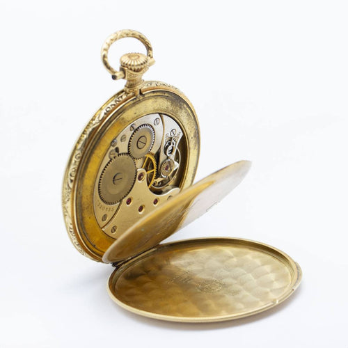 Montre Omega - Montre de poche savonette en or jaune 18K 58 Facettes UKD364087JC