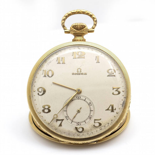 Montre Omega - Montre de poche savonette en or jaune 18K 58 Facettes UKD364087JC