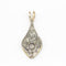 Pendentif Pendentif vintage - Or jaune 18 ct et platine avec diamants 58 Facettes UKD364090JC