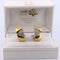 Boucles d'oreilles Boucles d'oreilles - Motif géométrique en or jaune 18 kt et diamants 58 Facettes OR208 '(00919)