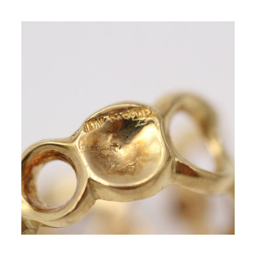 Bague LISS - Bague en or jaune 18K et diamants 0,12 ct 58 Facettes UKD364106JC