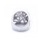 Bague Couronne - Bague en or blanc 18K avec diamants blancs et noirs 58 Facettes UKD364140LF