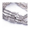 Bracelet Rivière - Bracelet 4 rangs en or blanc 18 kt et diamants 58 Facettes UKD364206LF
