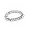 Bracelet Bracelet à maillons pavés de diamants en or blanc 18 kt 58 Facettes UKD364208LF