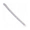 Bracelet Bracelet à maillons pavés de diamants en or blanc 18 kt 58 Facettes UKD364208LF