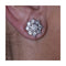 Boucles d'oreilles Roseton - Boucles d’oreilles en or blanc 18 kt et diamants 58 Facettes UKD364209LF