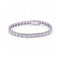 Bracelet Rivière - Bracelet en or blanc 18 kt et diamants 58 Facettes UKD364210LF
